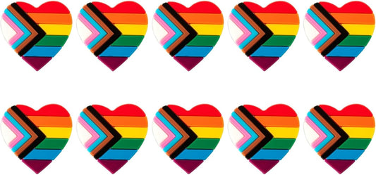 LGBTQ Silicone Pins - Perfect for Pride Parades, Pride Month & Gift-Giving