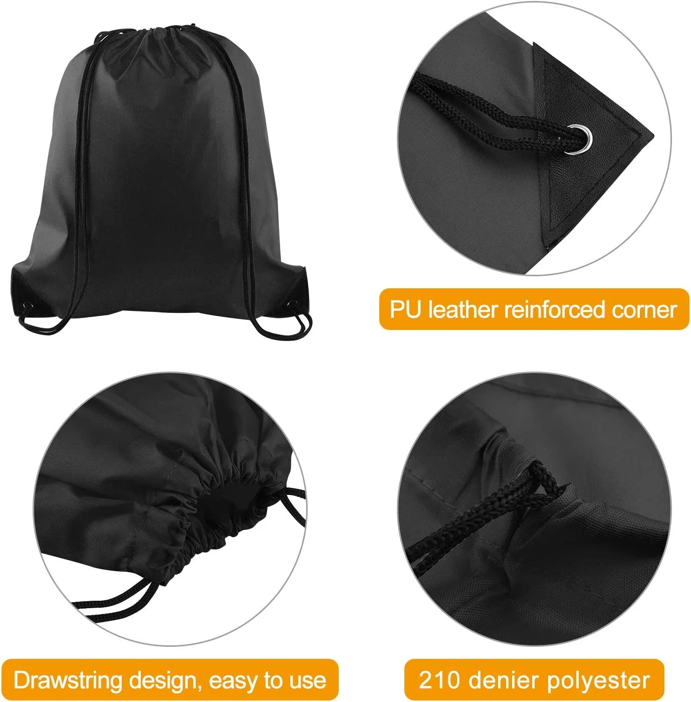 Drawstring Bags Bulk 100 Pcs Drawstring Backpack Bulk String Back Pack Gym Sport Bag for Women Draw String Bags Pack Nylon Cinch Bags, 20 Colors