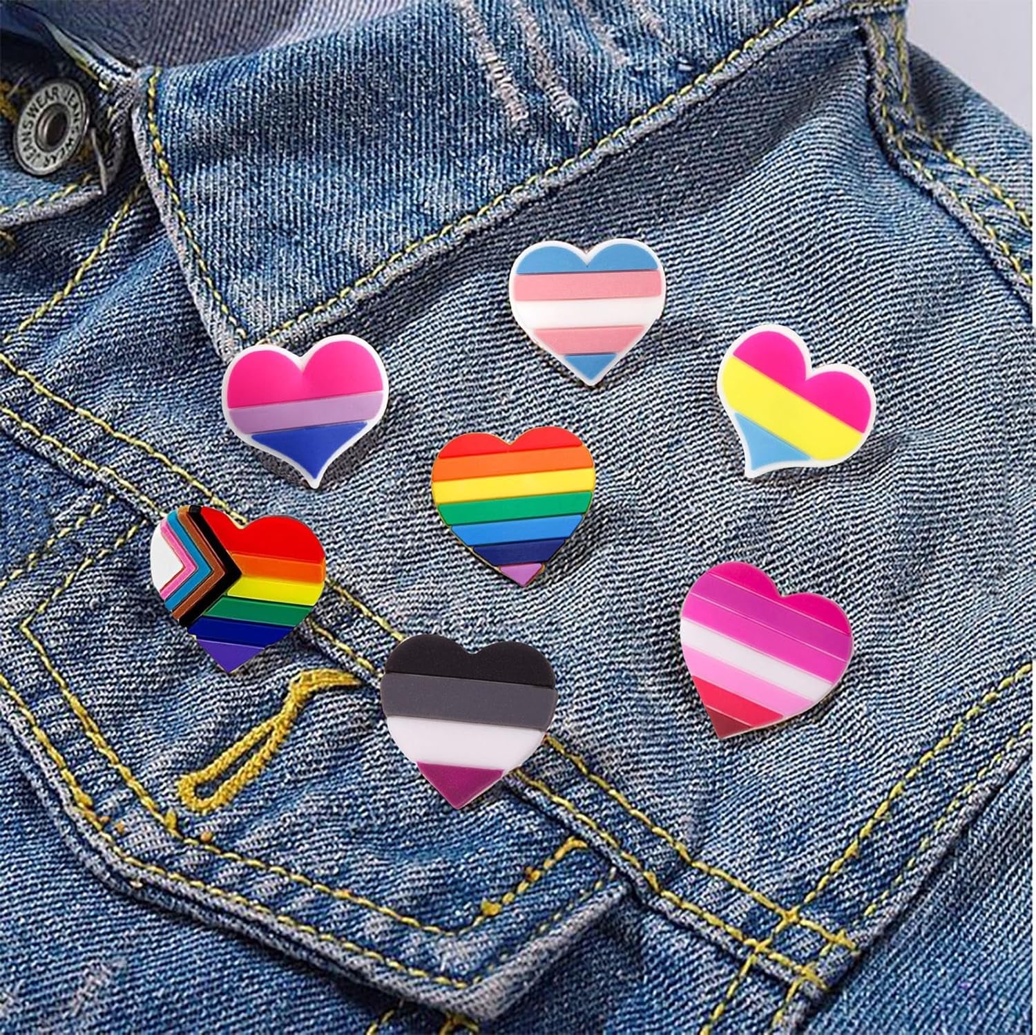 LGBTQ Silicone Pins - Perfect for Pride Parades, Pride Month & Gift-Giving
