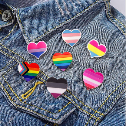LGBTQ Silicone Pins - Perfect for Pride Parades, Pride Month & Gift-Giving