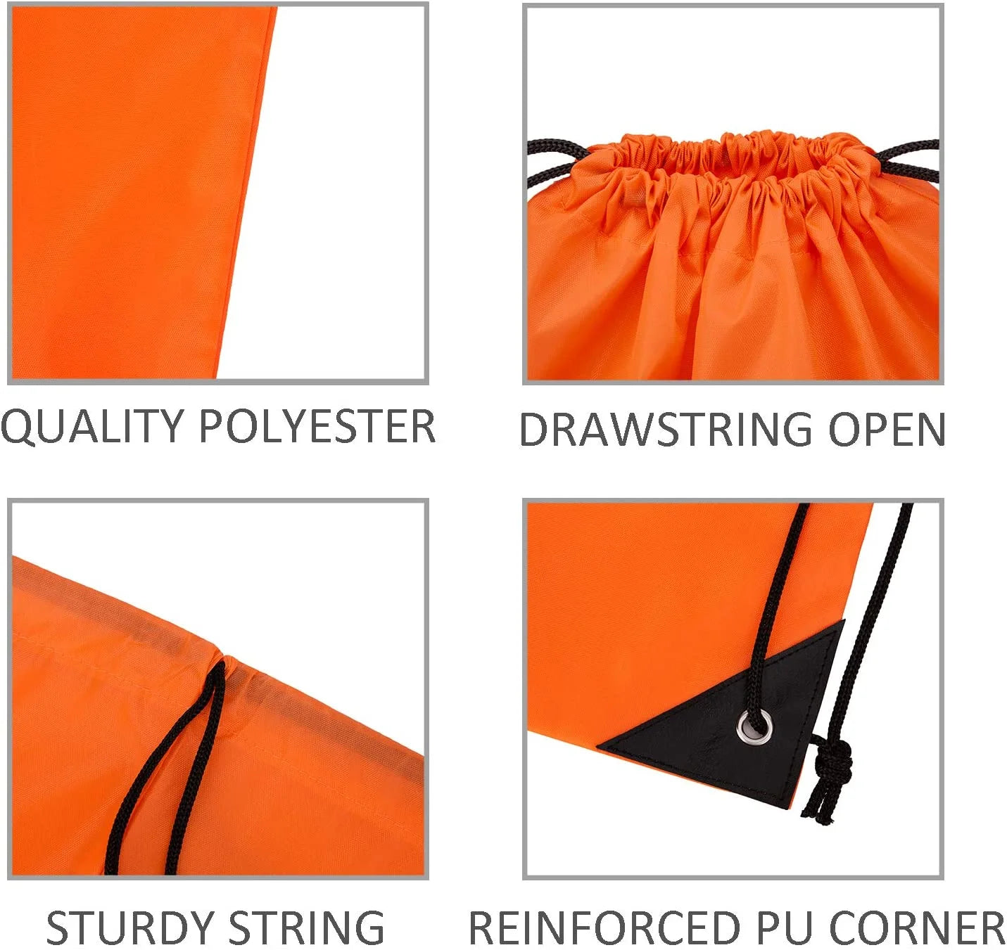 Drawstring Bags Bulk 100 Pcs Drawstring Backpack Bulk String Back Pack Gym Sport Bag for Women Draw String Bags Pack Nylon Cinch Bags, 20 Colors