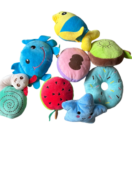 Assorted Dog Squeaky Toys