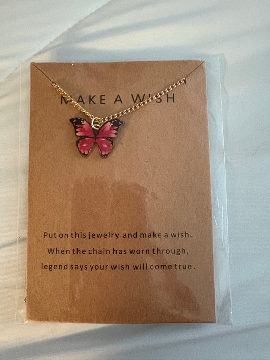 Make a Wish Butterfly Necklace